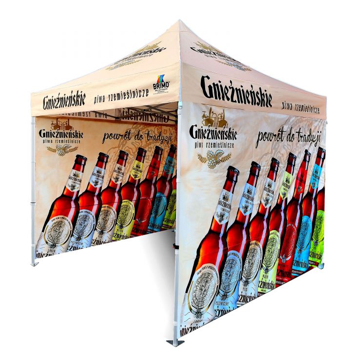 Wodoodporny namiot imprezowy ze ścianami bocznymi