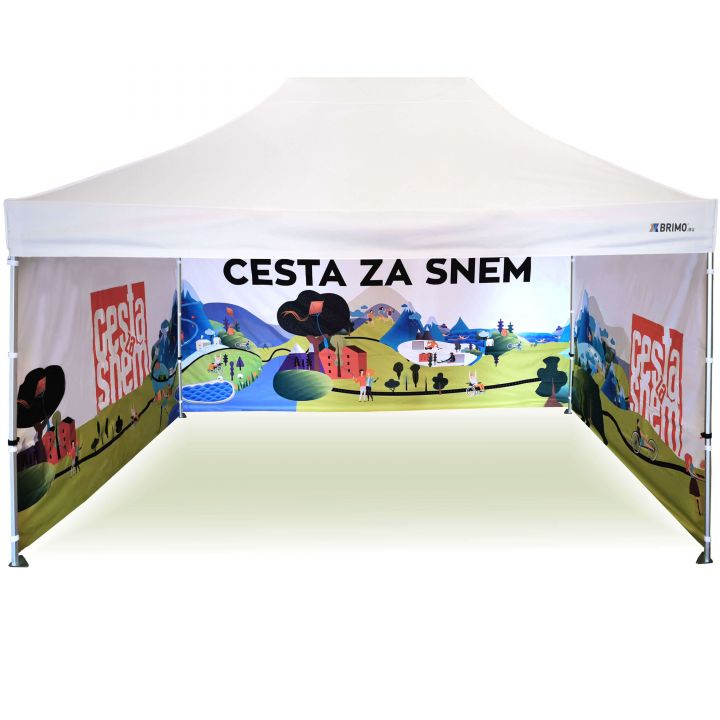 Wodoodporny namiot imprezowy z ochroną UV